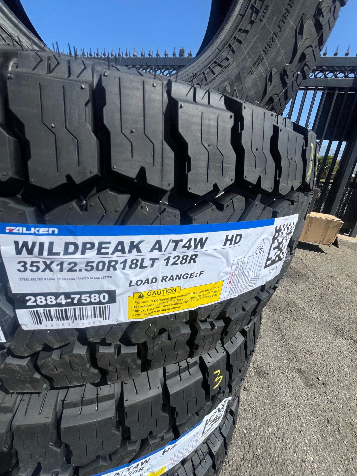 Falken Wildpeak AT4 35-12.50-18 12ply Set of 4 New