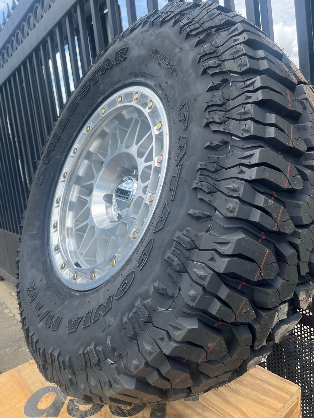 Mopar 2" Lift Kit w. Fox Shocks, 5 315-70-17 Milestar MT, 5 KMC Attack Wheels NEW