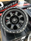 Raceline 929B Avenger 17x9 Wheels – Satin Black (5x139.7)