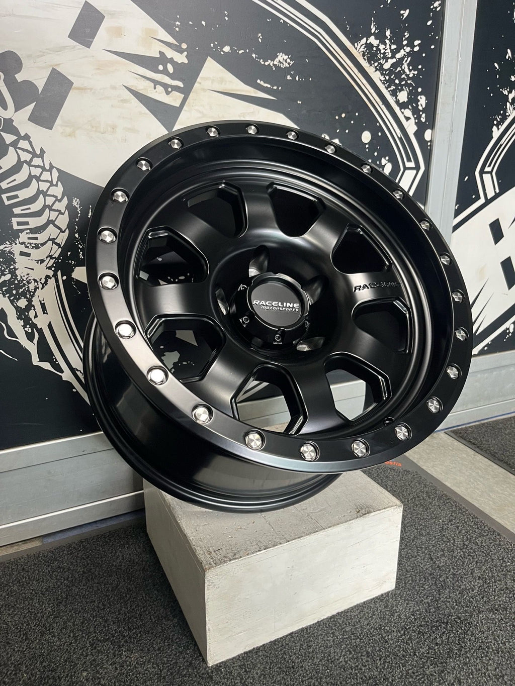 Raceline 929B Avenger 17x9 Wheels – Satin Black (5x139.7)