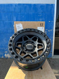 KMC KM553 TORX WHEELS 17x9, 6x139.7 Matte Black