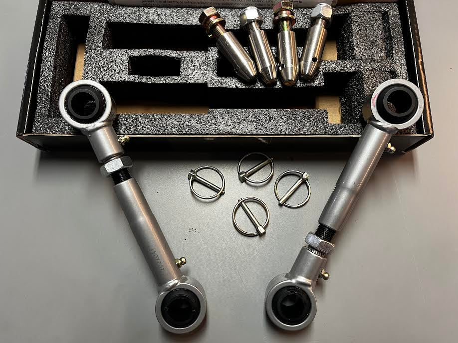 Rubicon Express Sway Bar Disconnects 0-6" Lift - 1976-1995 Jeep CJ5/CJ7/Wrangler YJ